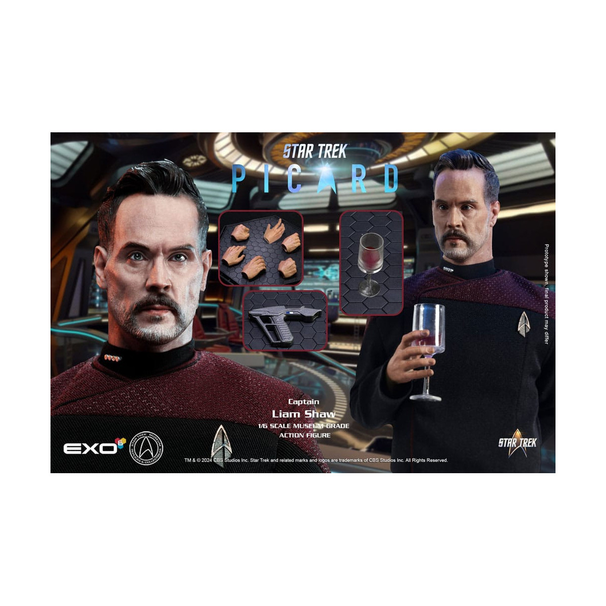 EXO-6 - Star Trek: Picard - Capitano Liam Shaw in scala 1:6