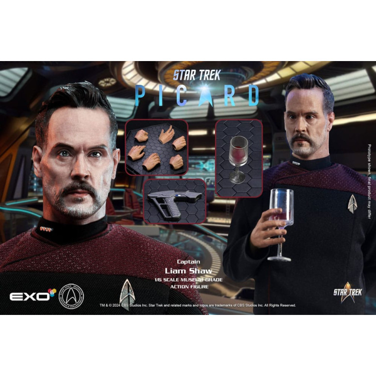 EXO-6 - Star Trek: Picard - Capitano Liam Shaw in scala 1:6