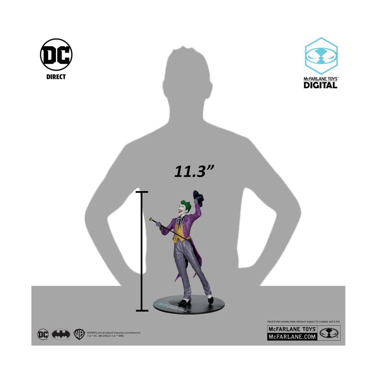 Mc Farlane Giocattoli Digitali DC Direct - Joker di Jason Fabok PVC 1/6