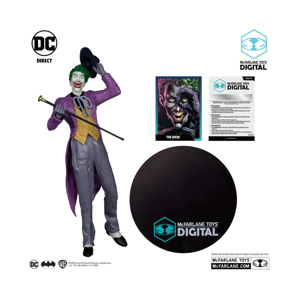 Mc Farlane Giocattoli Digitali DC Direct - Joker di Jason Fabok PVC 1/6