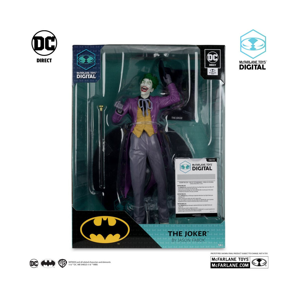 Mc Farlane Giocattoli Digitali DC Direct - Joker di Jason Fabok PVC 1/6