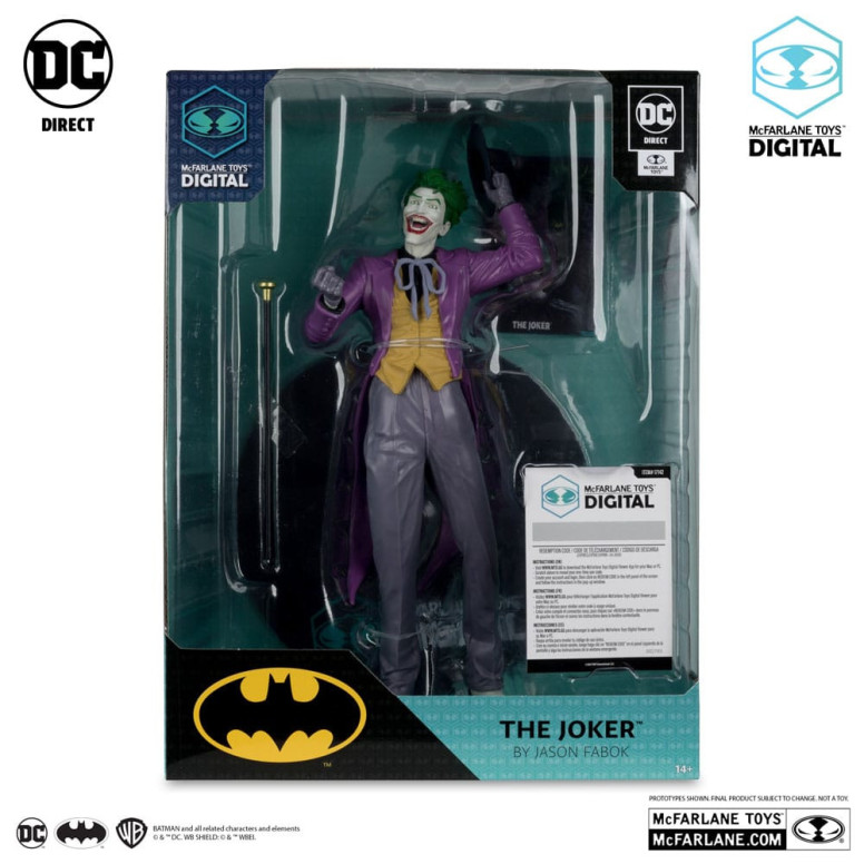 Mc Farlane Giocattoli Digitali DC Direct - Joker di Jason Fabok PVC 1/6