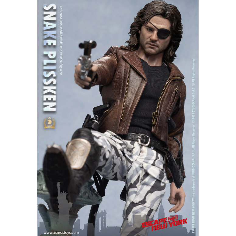 Asmus Toys - Snake Plissken Capelli scolpiti 1/6 - Fuga da NY