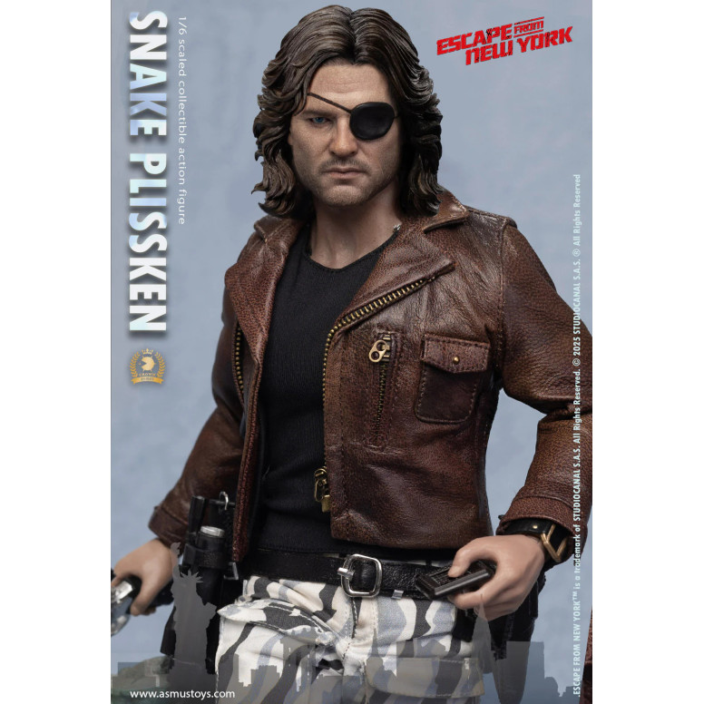 Asmus Toys - Snake Plissken Capelli scolpiti 1/6 - Fuga da NY