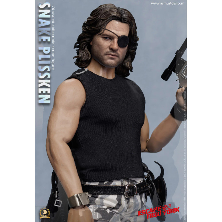 Asmus Toys - Snake Plissken Capelli scolpiti 1/6 - Fuga da NY
