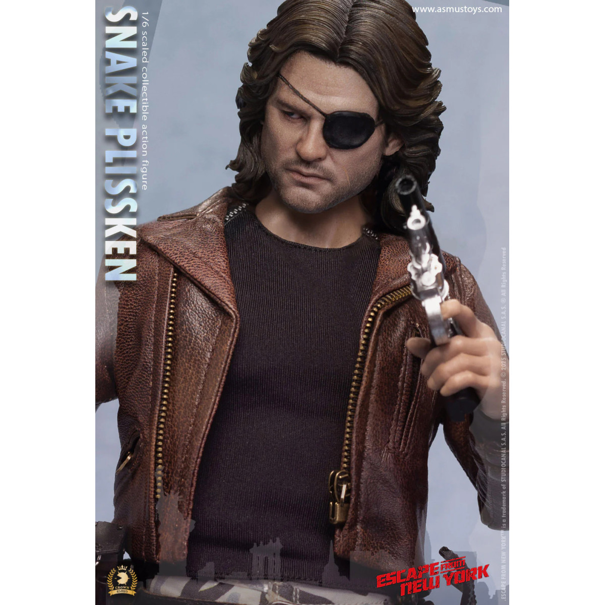 Asmus Toys - Snake Plissken Capelli scolpiti 1/6 - Fuga da NY