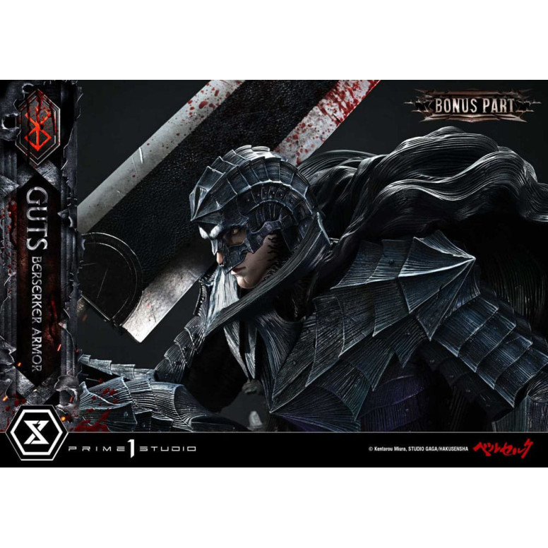 Prime 1 Studio Berserk - Armatura Berserker di Guts (Grunbeld vs. Guts) Versione Deluxe Bonus 1/4 Ultimate Premium Masterline