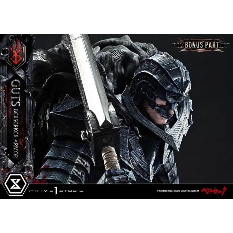 Prime 1 Studio Berserk - Armatura Berserker di Guts (Grunbeld vs. Guts) Versione Deluxe Bonus 1/4 Ultimate Premium Masterline