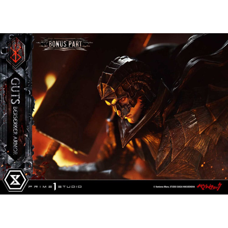 Prime 1 Studio Berserk - Armatura Berserker di Guts (Grunbeld vs. Guts) Versione Deluxe Bonus 1/4 Ultimate Premium Masterline