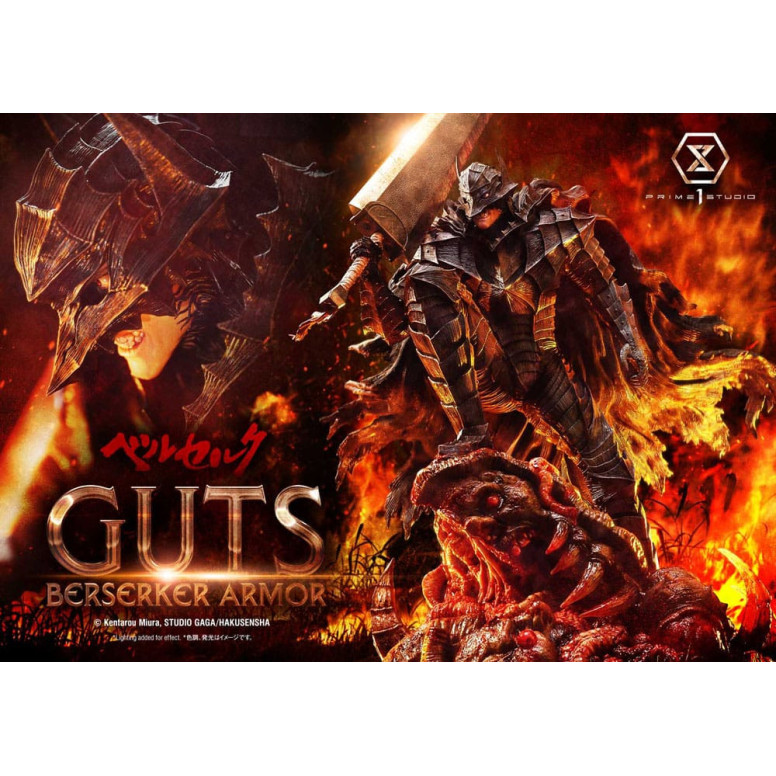 Prime 1 Studio Berserk - Armatura Berserker di Guts (Grunbeld vs. Guts) 1/4 Ultimate Premium Masterline