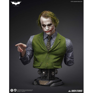 Queen Studios -  DC Comics - Joker (Il Cavaliere Oscuro) Busto a grandezza naturale