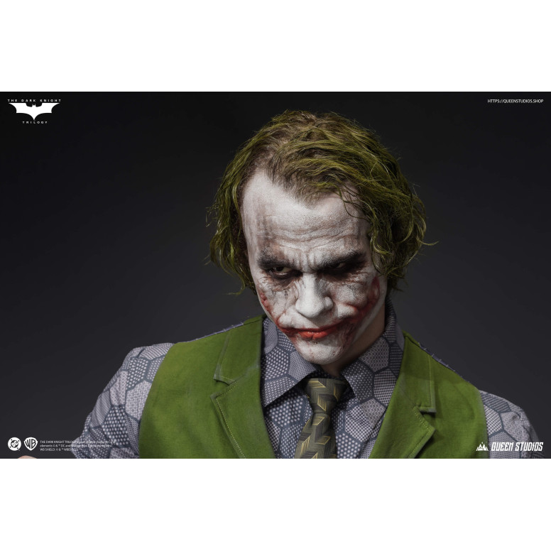 Queen Studios -  DC Comics - Joker (Il Cavaliere Oscuro) Busto a grandezza naturale