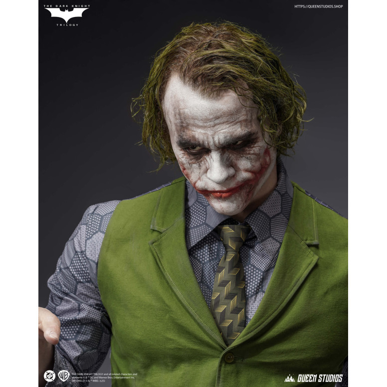 Queen Studios -  DC Comics - Joker (Il Cavaliere Oscuro) Busto a grandezza naturale