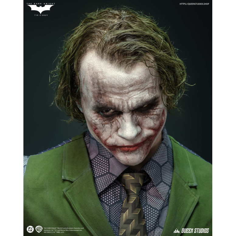Queen Studios -  DC Comics - Joker (Il Cavaliere Oscuro) Busto a grandezza naturale