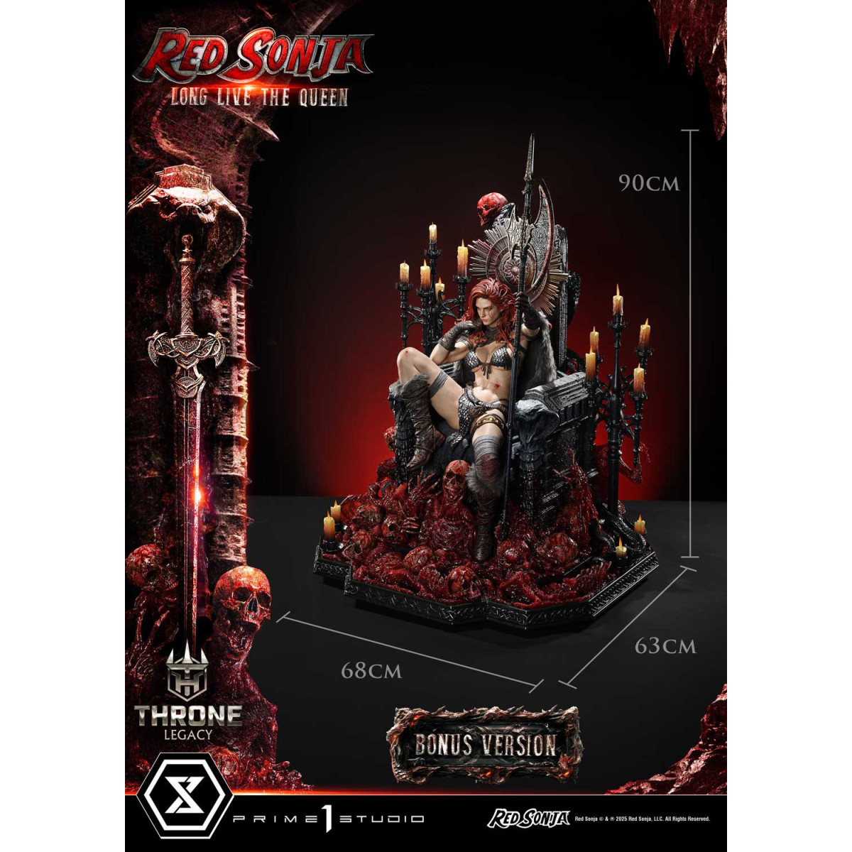 Prime 1 Trono eredità Red Sonja Red Sonja : Lunga vita alla regina Versione bonus