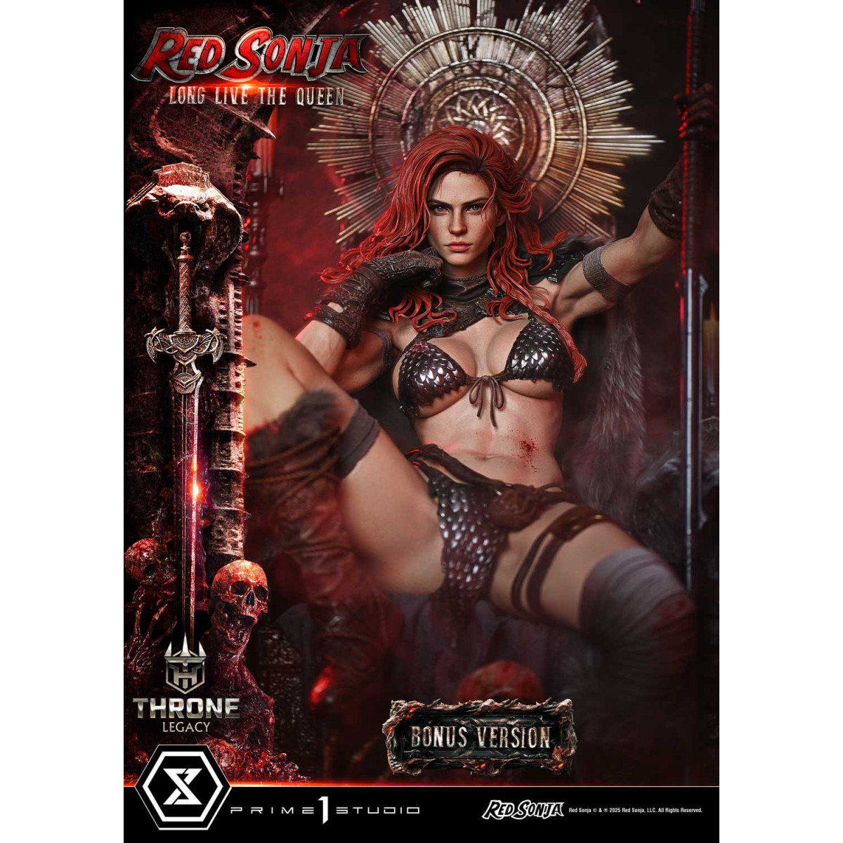 Prime 1 Trono eredità Red Sonja Red Sonja : Lunga vita alla regina Versione bonus