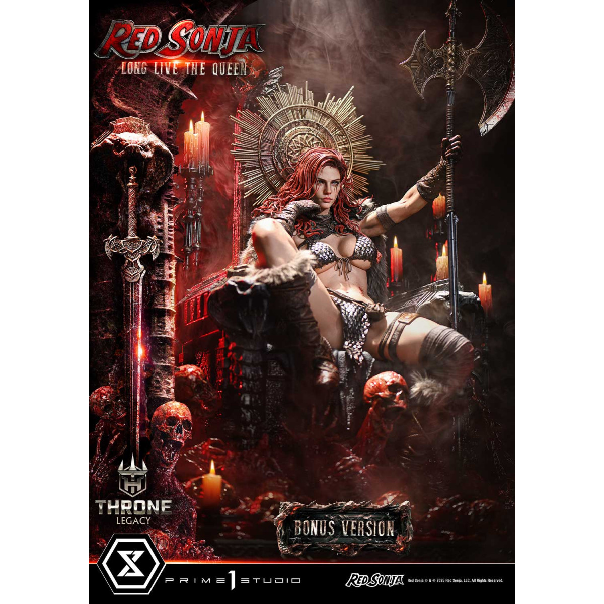 Prime 1 Trono eredità Red Sonja Red Sonja : Lunga vita alla regina Versione bonus