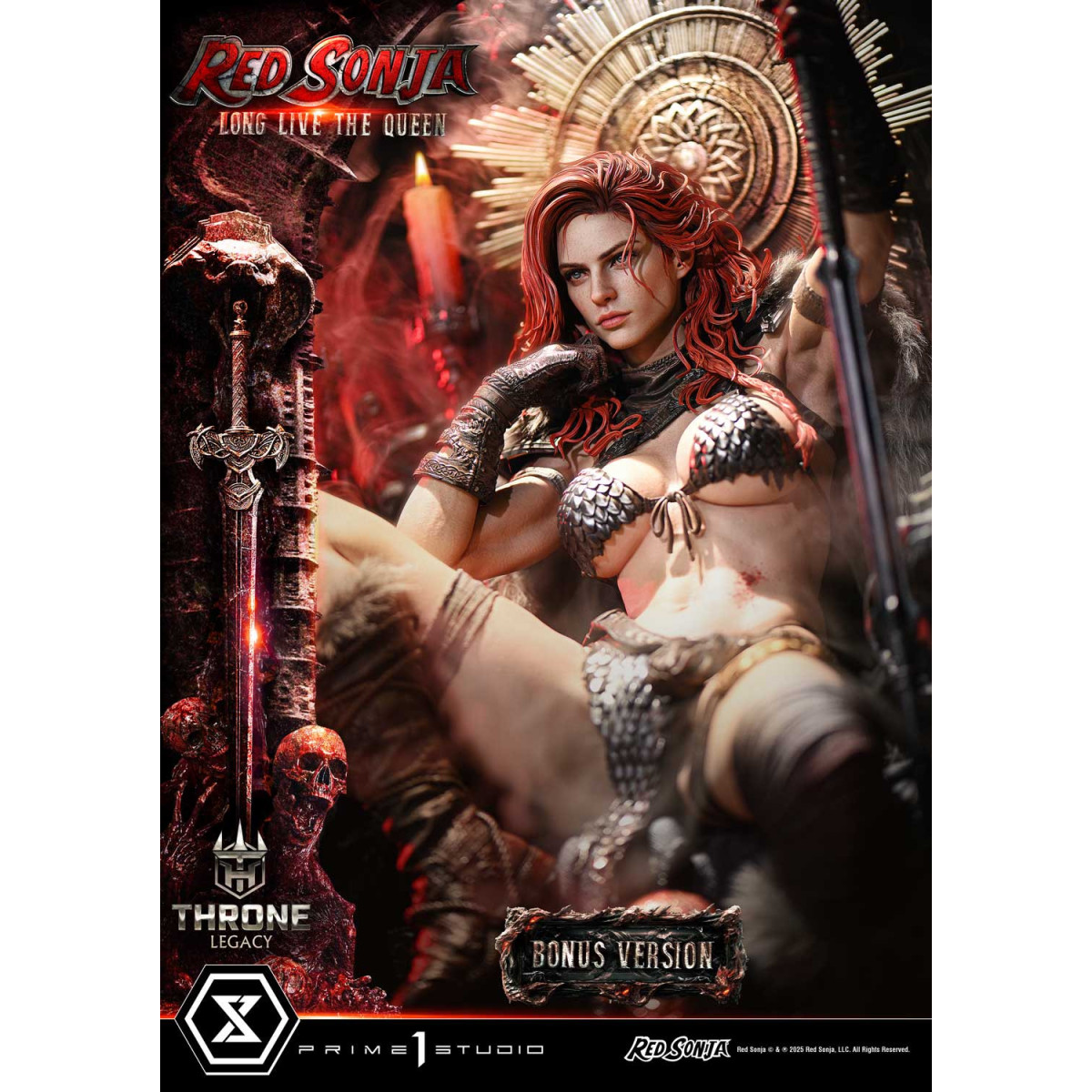 Prime 1 Trono eredità Red Sonja Red Sonja : Lunga vita alla regina Versione bonus