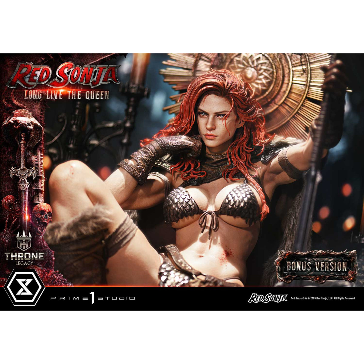 Prime 1 Trono eredità Red Sonja Red Sonja : Lunga vita alla regina Versione bonus