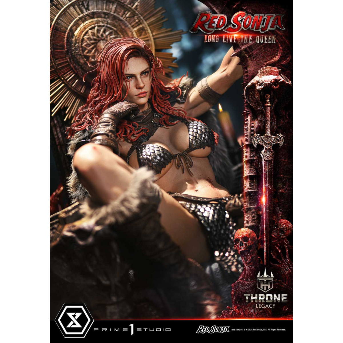 Prime 1 Trono eredità Red Sonja Red Sonja : Lunga vita alla regina Versione bonus