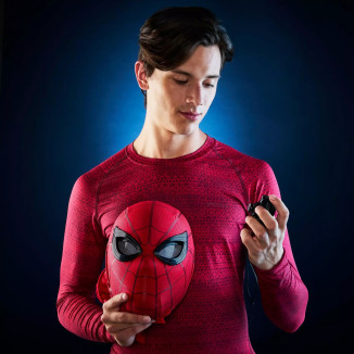 Hasbro - Spider-Man 1/1 maschera elettronica espressiva - Serie Marvel Legends