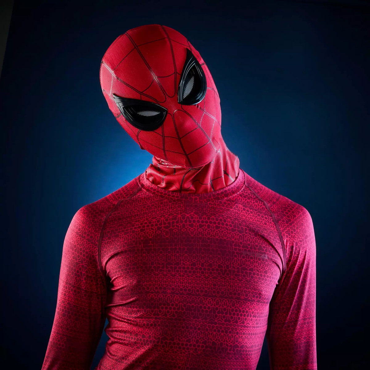 Hasbro - Spider-Man 1/1 maschera elettronica espressiva - Serie Marvel Legends