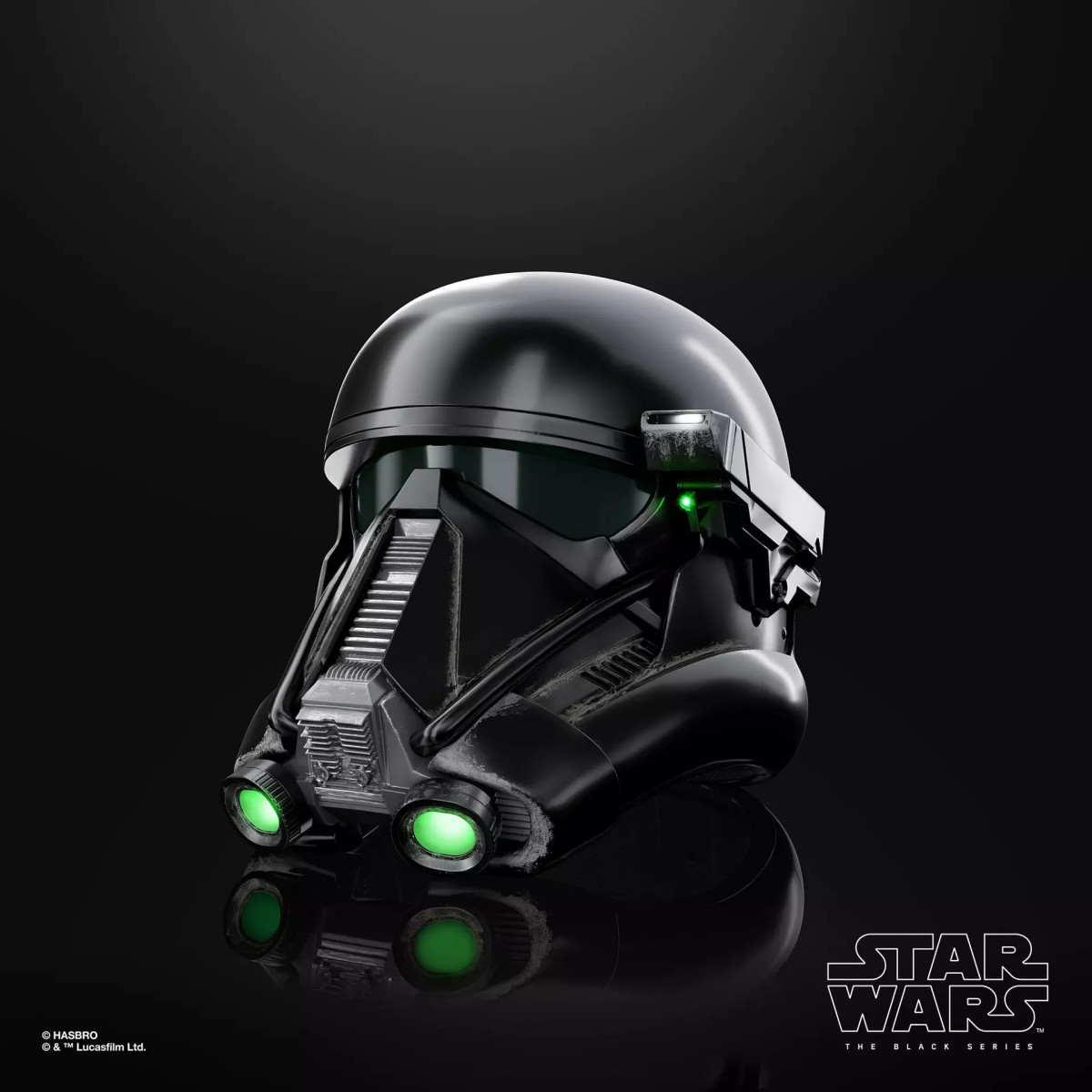 Hasbro Star Wars The Black Series - Elmetto elettronico del Death Trooper Imperiale