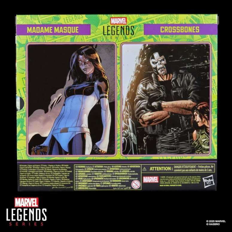 Marvel Legends Serie - Madame Masque e Crossbones - I supercriminali della Marvel