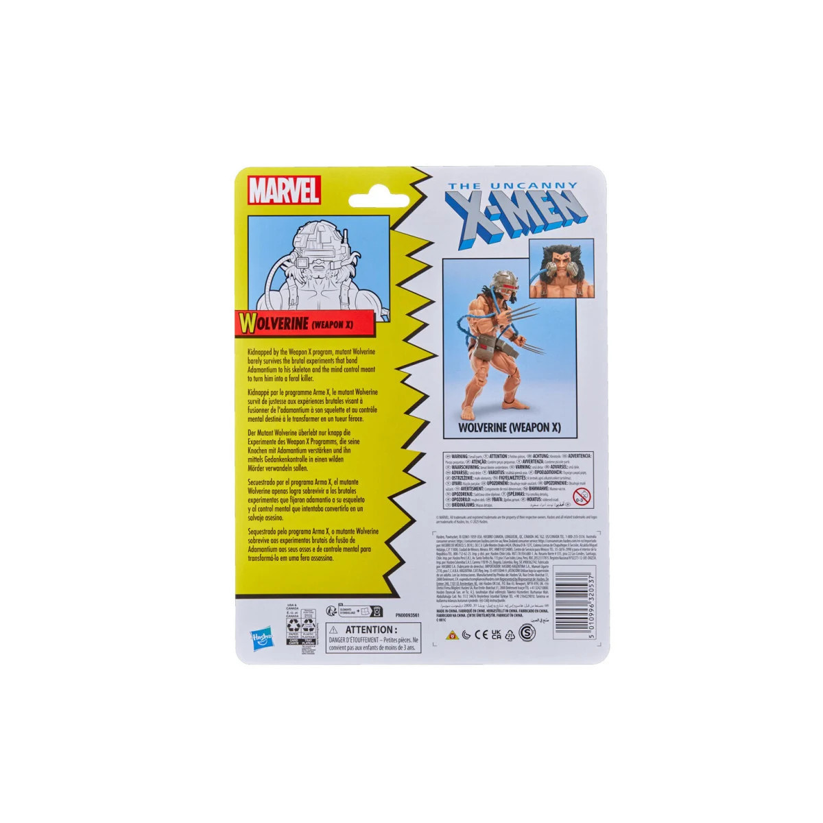 Hasbro Marvel Legends Serie X-Men Retro - Arma X