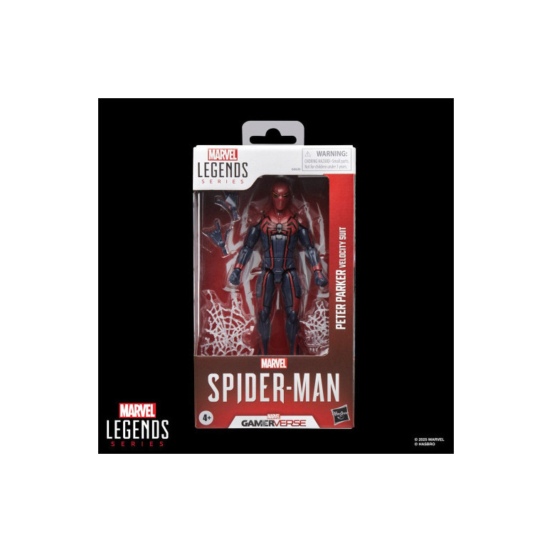 Hasbro Marvel Legends Gamerverse - Tuta Velocity dell'Uomo Ragno Peter Parker