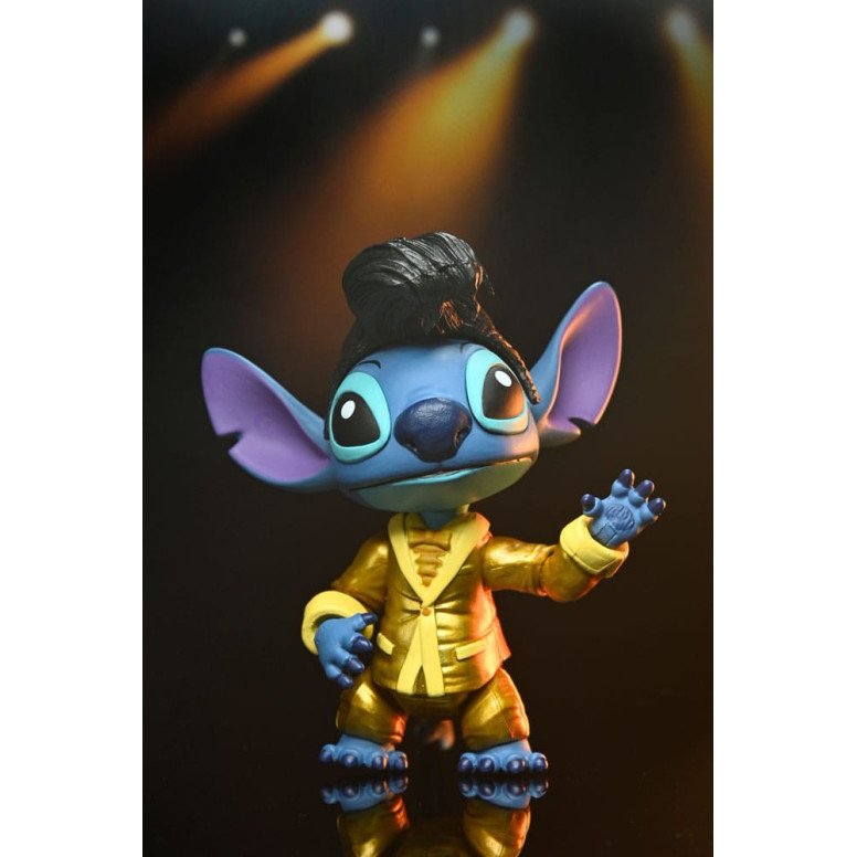 Neca Disney Lilo & Stitch - Costume d'oro definitivo Elvis Stitch