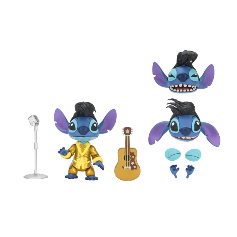 Neca Disney Lilo & Stitch - Costume d'oro definitivo Elvis Stitch