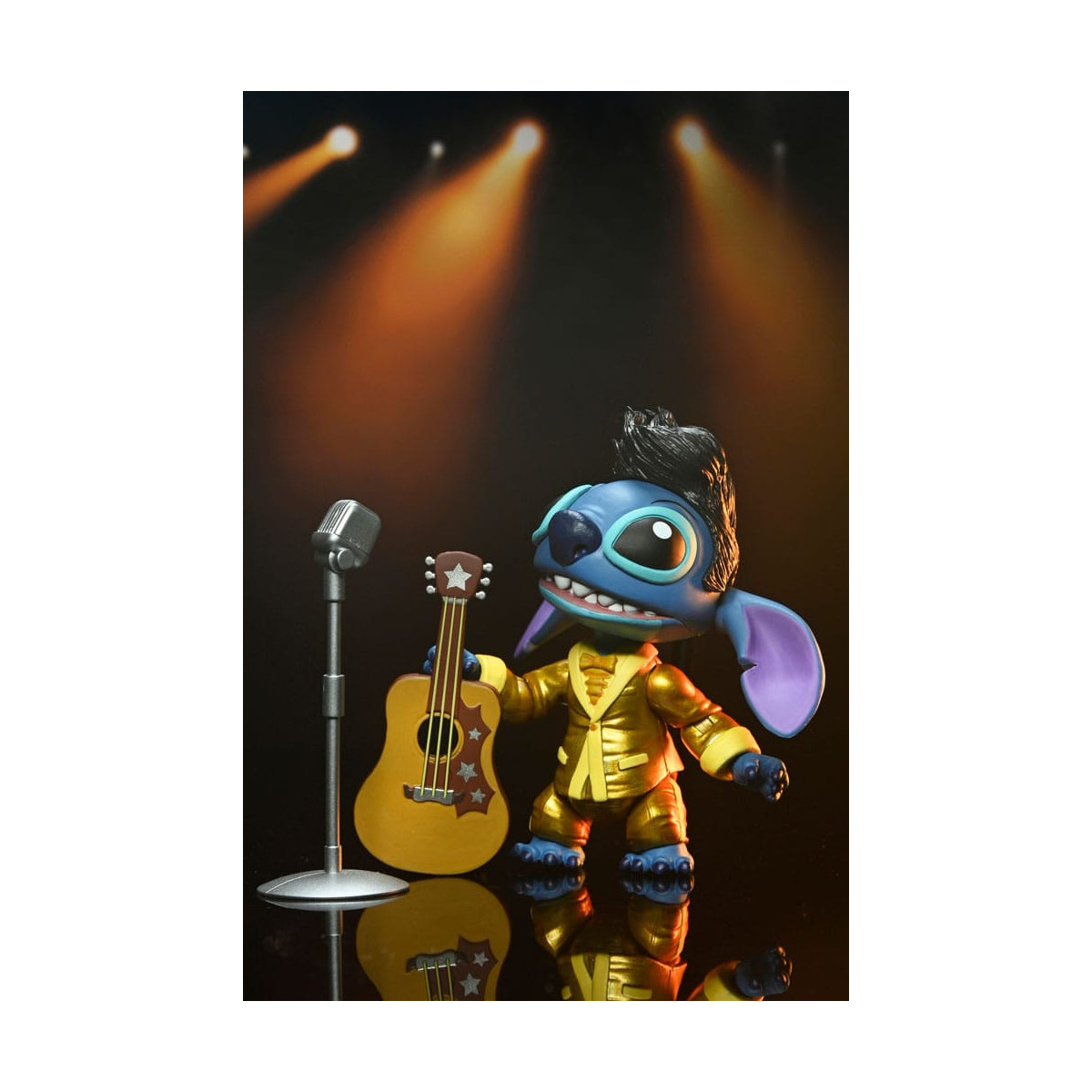 Neca Disney Lilo & Stitch - Costume d'oro definitivo Elvis Stitch