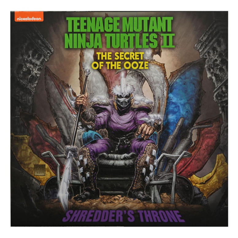 Neca - Diorama Il trono di Shredder - TMNT - Teenage Mutant Ninja Turtles 2 - Il segreto della melma