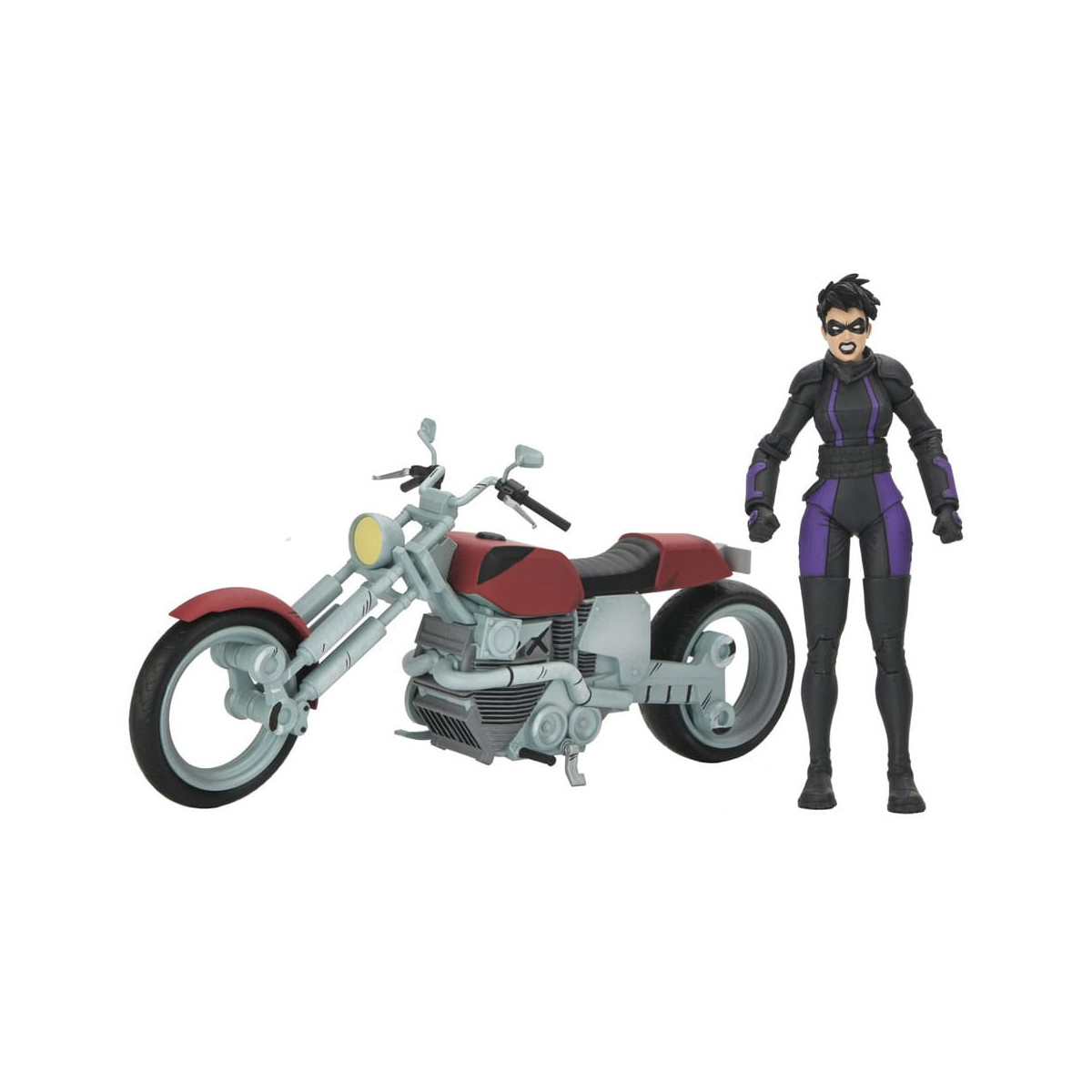 NECA - IDW Comics - Casey Marie con la moto dell'Ultimo Ronin - L'Ultimo Ronin Gli Anni Perduti - TMNT