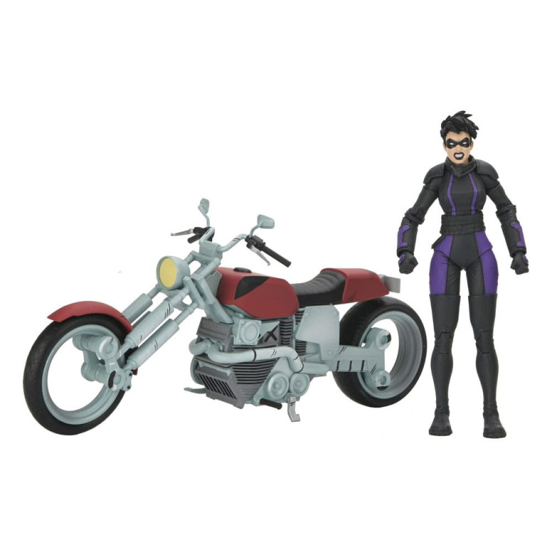 NECA - IDW Comics - Casey Marie con la moto dell'Ultimo Ronin - L'Ultimo Ronin Gli Anni Perduti - TMNT