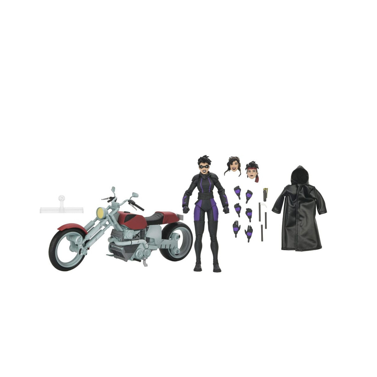 NECA - IDW Comics - Casey Marie con la moto dell'Ultimo Ronin - L'Ultimo Ronin Gli Anni Perduti - TMNT