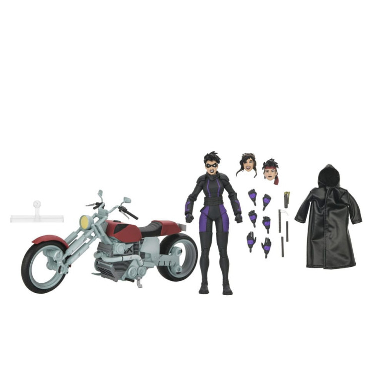 NECA - IDW Comics - Casey Marie con la moto dell'Ultimo Ronin - L'Ultimo Ronin Gli Anni Perduti - TMNT