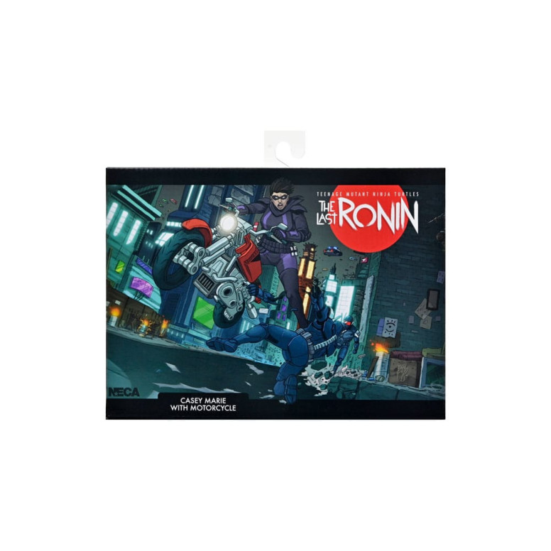 NECA - IDW Comics - Casey Marie con la moto dell'Ultimo Ronin - L'Ultimo Ronin Gli Anni Perduti - TMNT