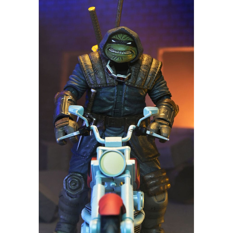 NECA - IDW Comics - Casey Marie con la moto dell'Ultimo Ronin - L'Ultimo Ronin Gli Anni Perduti - TMNT