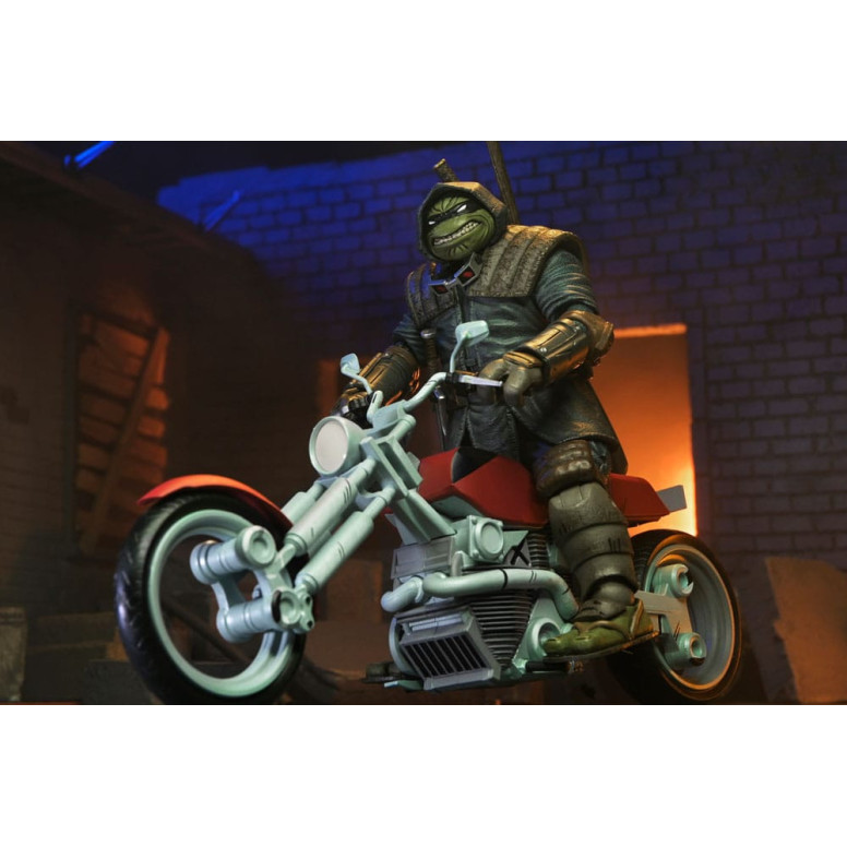 NECA - IDW Comics - Casey Marie con la moto dell'Ultimo Ronin - L'Ultimo Ronin Gli Anni Perduti - TMNT