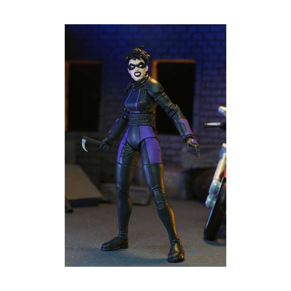 NECA - IDW Comics - Casey Marie con la moto dell'Ultimo Ronin - L'Ultimo Ronin Gli Anni Perduti - TMNT