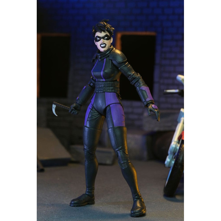 NECA - IDW Comics - Casey Marie con la moto dell'Ultimo Ronin - L'Ultimo Ronin Gli Anni Perduti - TMNT