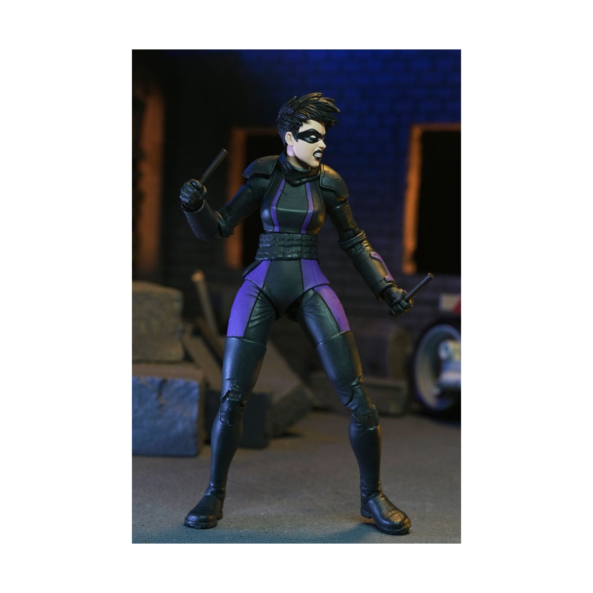 NECA - IDW Comics - Casey Marie con la moto dell'Ultimo Ronin - L'Ultimo Ronin Gli Anni Perduti - TMNT