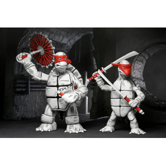 NECA - Mirage Comics - Le prime tartarughe in bianco e nero - TMNT - Teenage Mutant Ninja Turtles