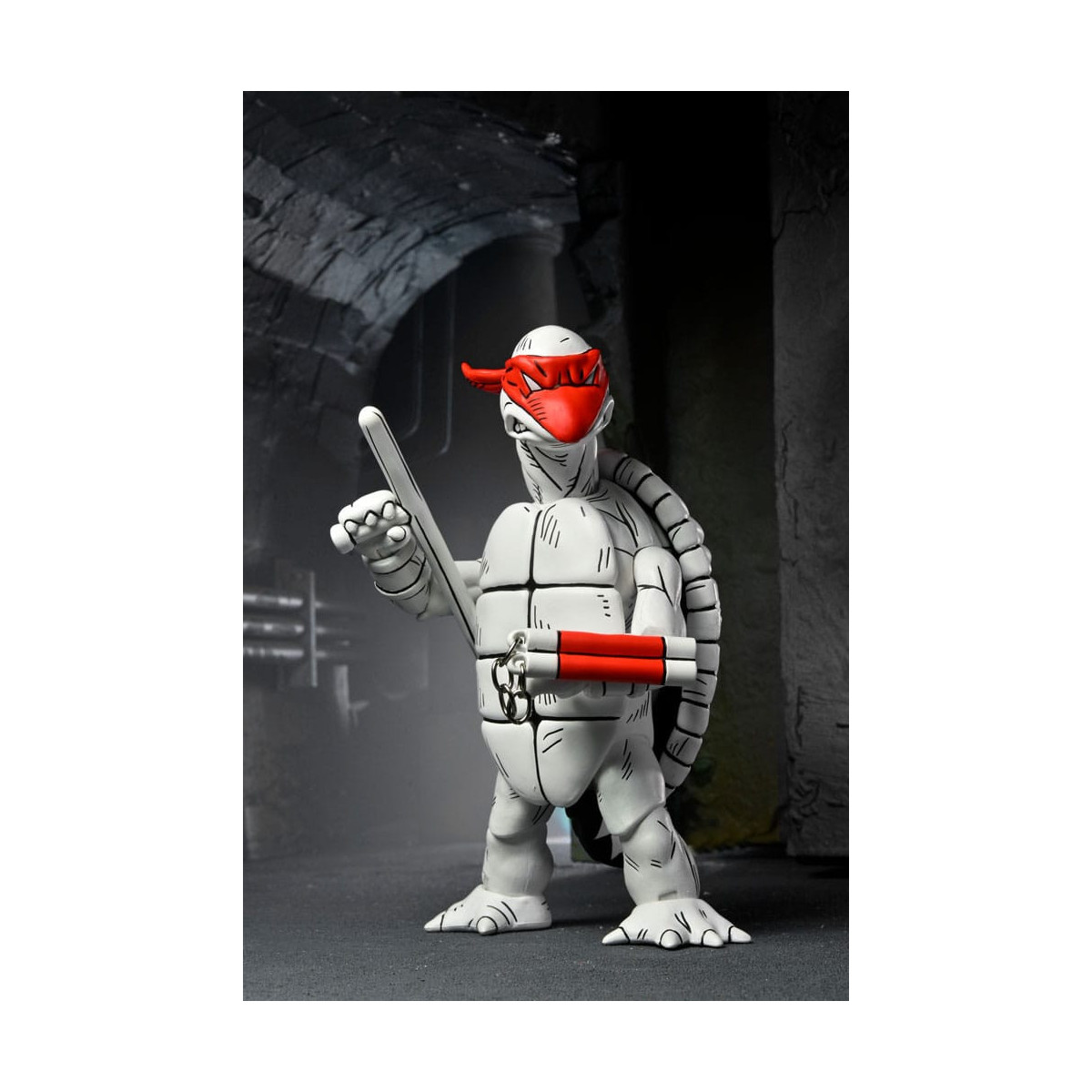 NECA - Mirage Comics - Le prime tartarughe in bianco e nero - TMNT - Teenage Mutant Ninja Turtles