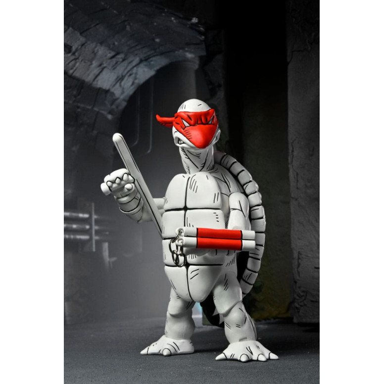 NECA - Mirage Comics - Le prime tartarughe in bianco e nero - TMNT - Teenage Mutant Ninja Turtles