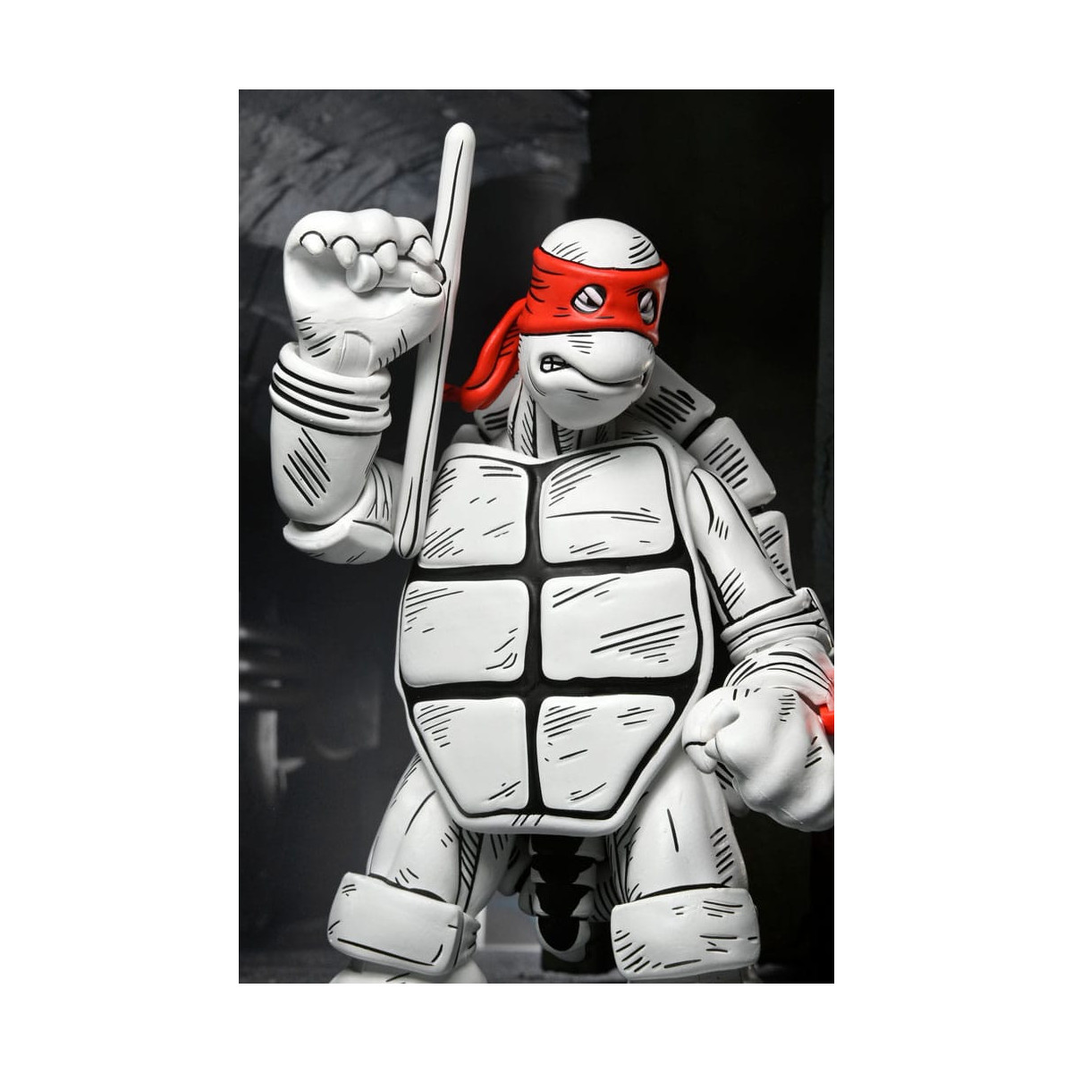 NECA - Mirage Comics - Le prime tartarughe in bianco e nero - TMNT - Teenage Mutant Ninja Turtles