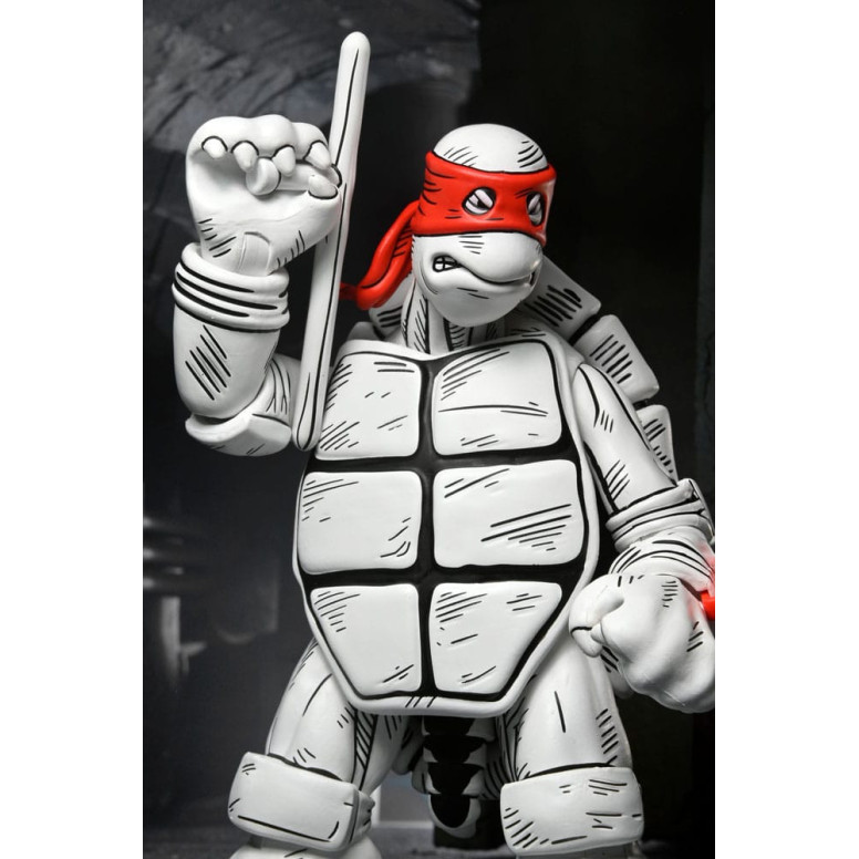 NECA - Mirage Comics - Le prime tartarughe in bianco e nero - TMNT - Teenage Mutant Ninja Turtles