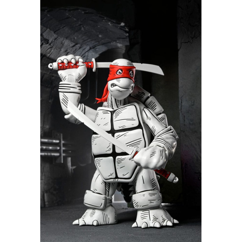 NECA - Mirage Comics - Le prime tartarughe in bianco e nero - TMNT - Teenage Mutant Ninja Turtles